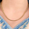 18K Gold Plated Popcorn Chain
