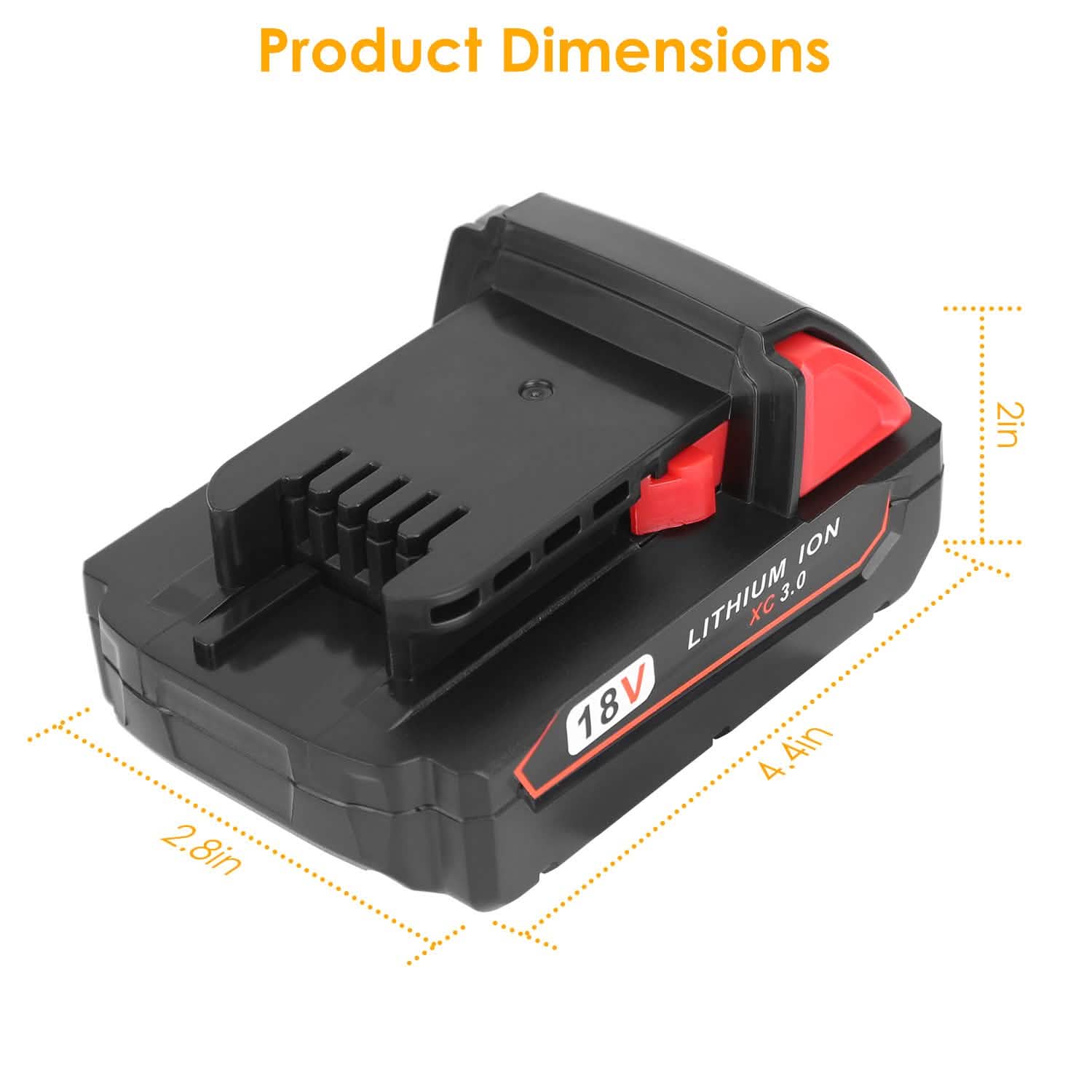 18V Battery Replacement Compatible with Milwaukee M18 Cordless Power Tool