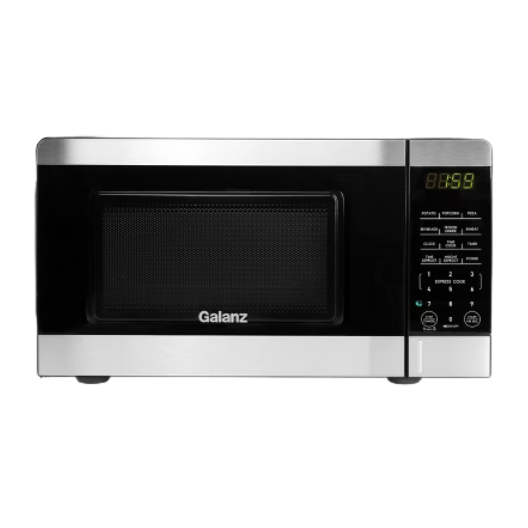 Galanz 0.7 Cu. Ft. Countertop Microwave Stainless Steel (700W)