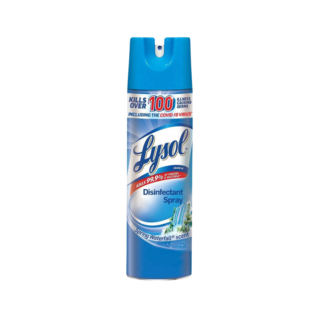 Lysol Disinfectant Spray Spring Waterfall Scent (19oz)