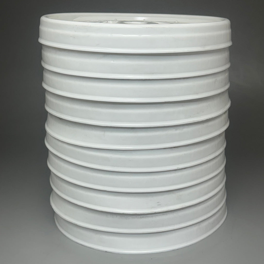 LETICA Tank Bucket Caps (10 Pack) L3100 12”Dx1 1/2”H Plastic White