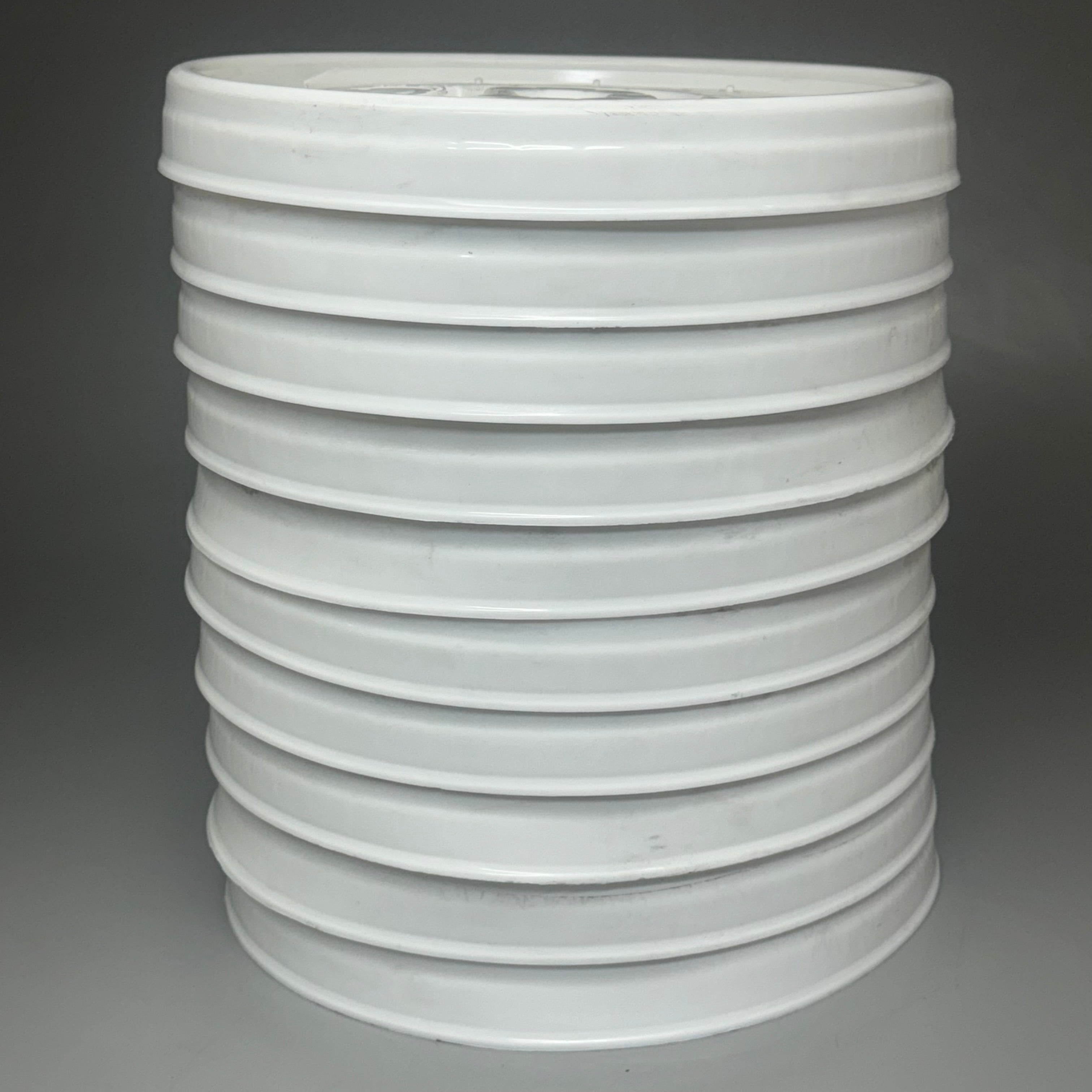 LETICA Tank Bucket Caps (10 Pack) L3100 12”Dx1 1/2”H Plastic White