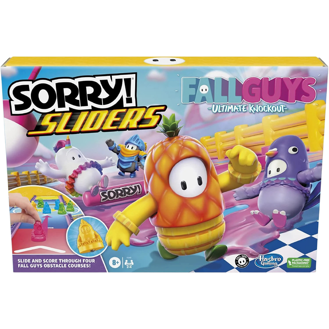 Hasbro Sorry! Sliders Fall Guys Ultimate Knockout Game (Board Game)