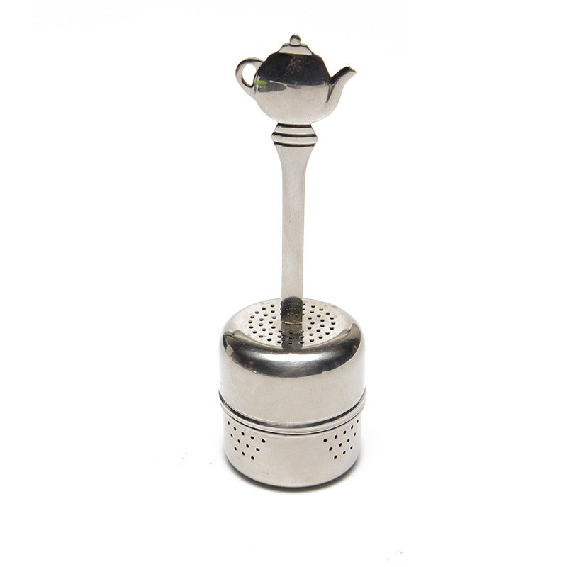 304 Tea Filter With Handle Stainless Steel Tea Leak Creative Tea Ball Tea Infuser