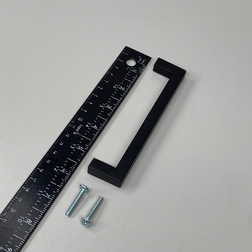 BERENSON 25 PACK!! Matte Black Square Pull Contemporary Advantage One 9014-4055-P
