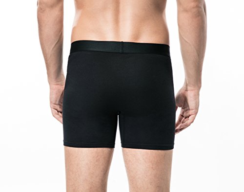 2pcs Boxer Brief M Black A387-002