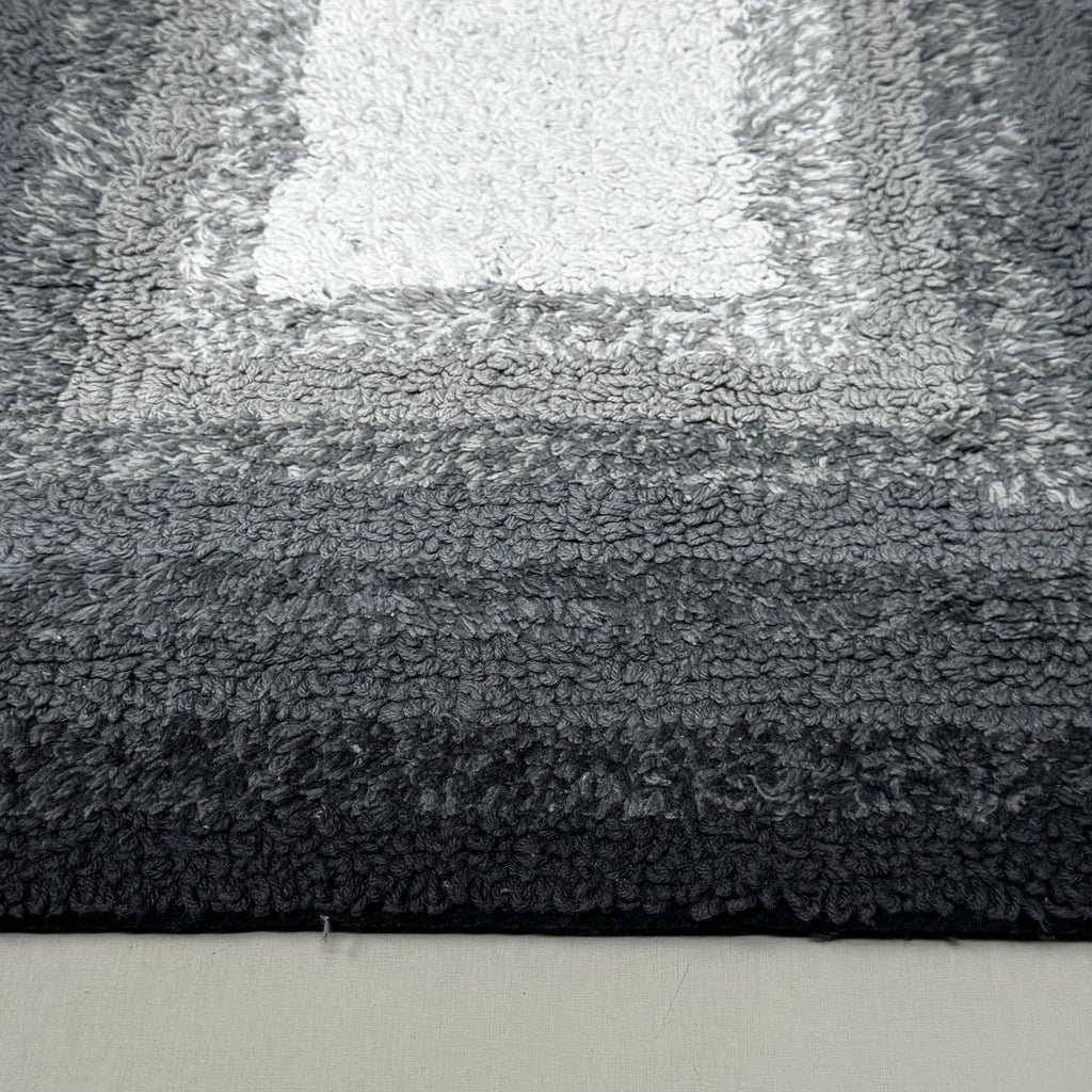 BETTER HOMES & GARDEN (2 PACK) Cotton Reversible Bath Rug 20X30" Ombre Grey
