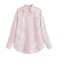Long-Sleeved Fashion Loose Casual Design Sense Shirt Top