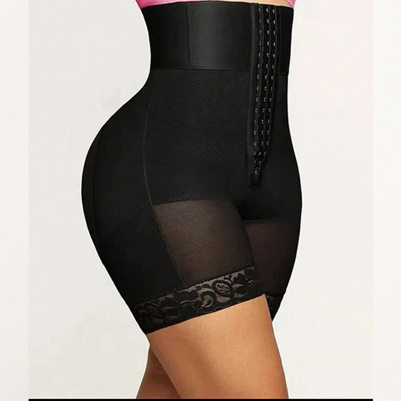 European and American plus high waisted shapewear pants for body shaping body hugging sports abdominal compression pants tight waist and hip lifting pants
