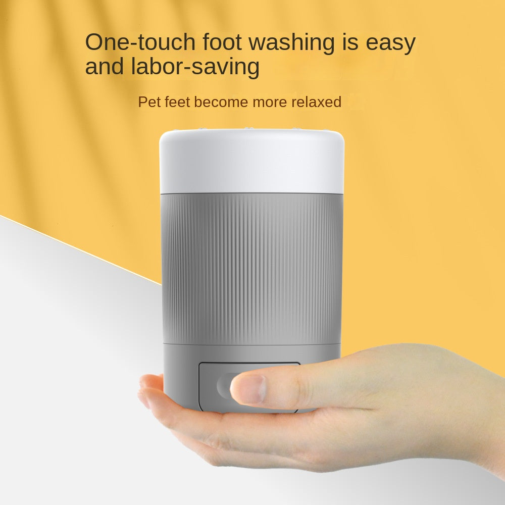 Pet Foot Washing Cup Dog Beauty Paw Cleaning Tool With Towel Feature Foot Bath Bathing Artifact