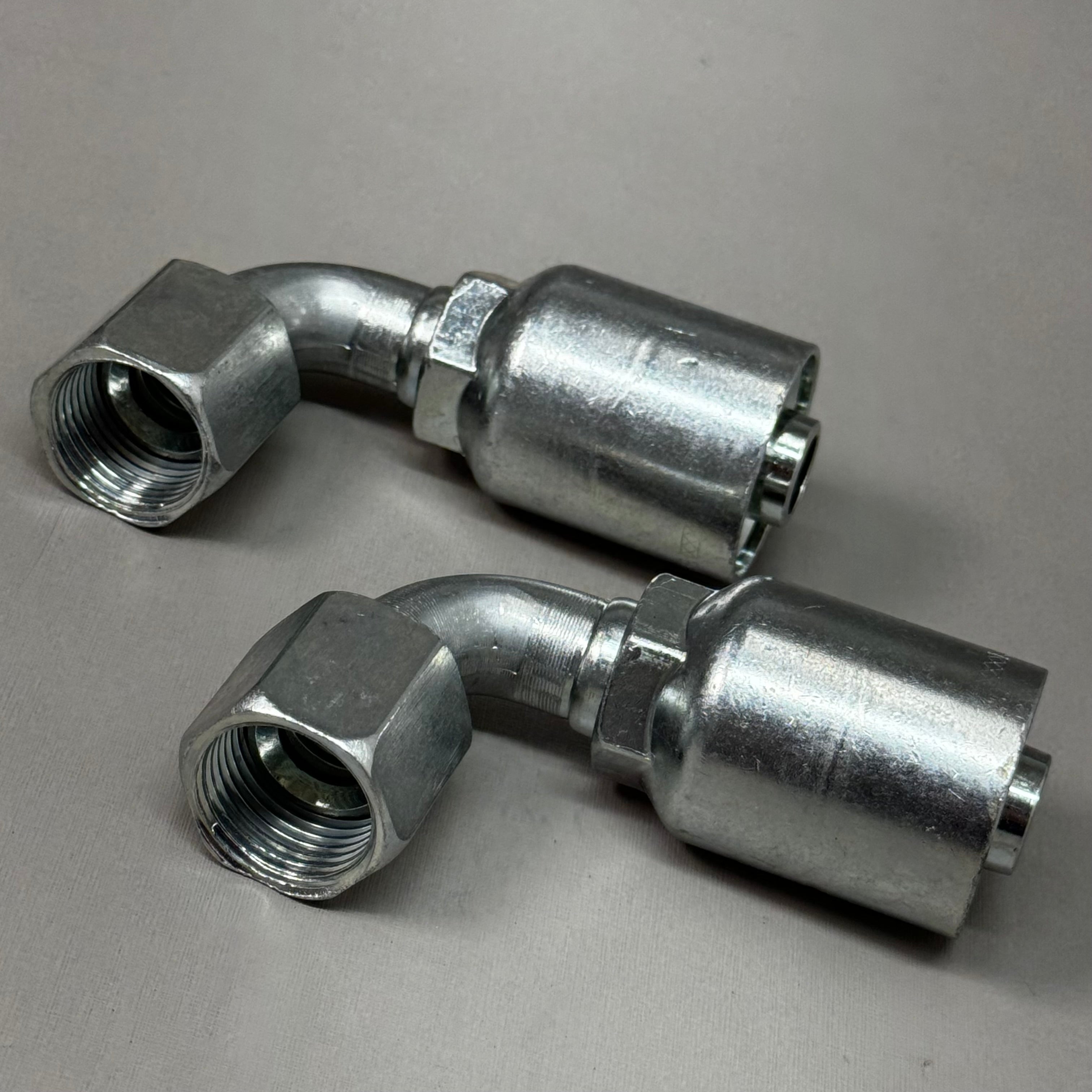 PARKER (2 PACK) Hydraulic Hose 13943-10-10 Female Swivel 5/8" x 5/8" Steel KP46876