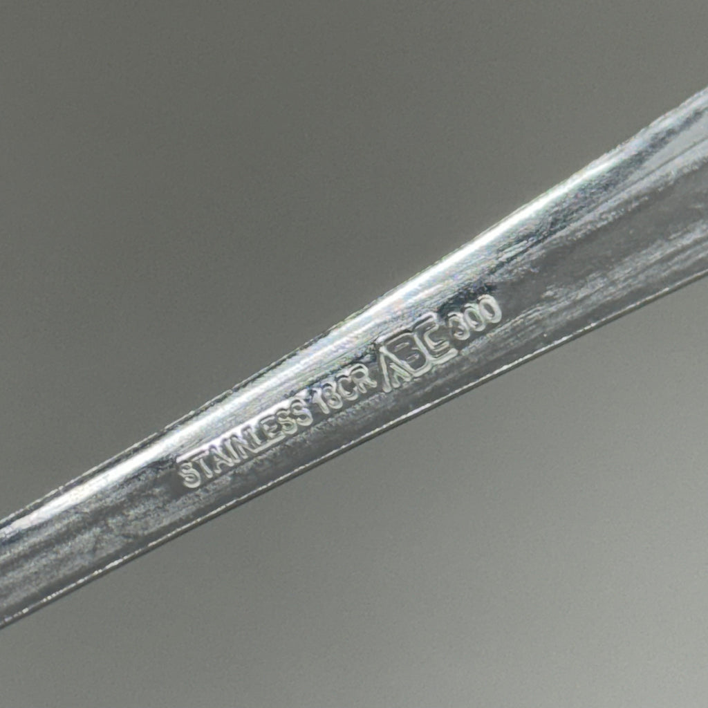 ABC (2 PACK, 36 Each) Dominion Stamped Teaspoons 5-1/2”Lx1-1/2”W Silver