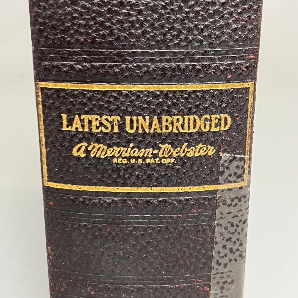 Collection of WEBSTER’S NEW INTERNATIONAL DICTIONARY Second Edition & Book Techniques of RADIOBIOCHEMISTRY (Used)