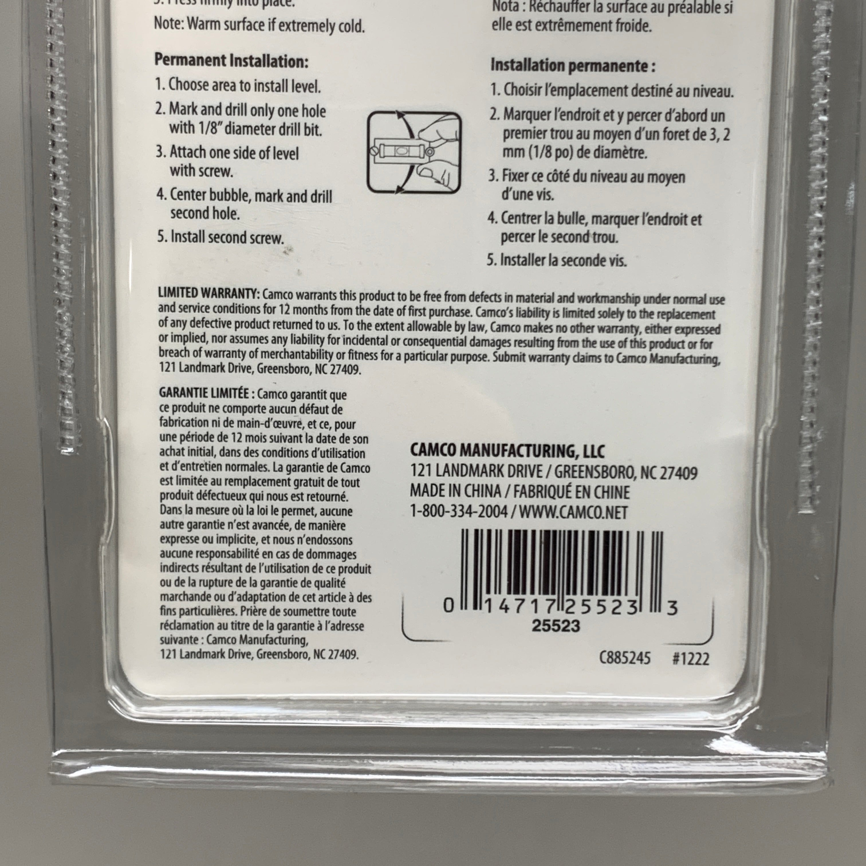 CAMCO (3 PACK!) Mountable Standard RV Level 2 Pack 25523