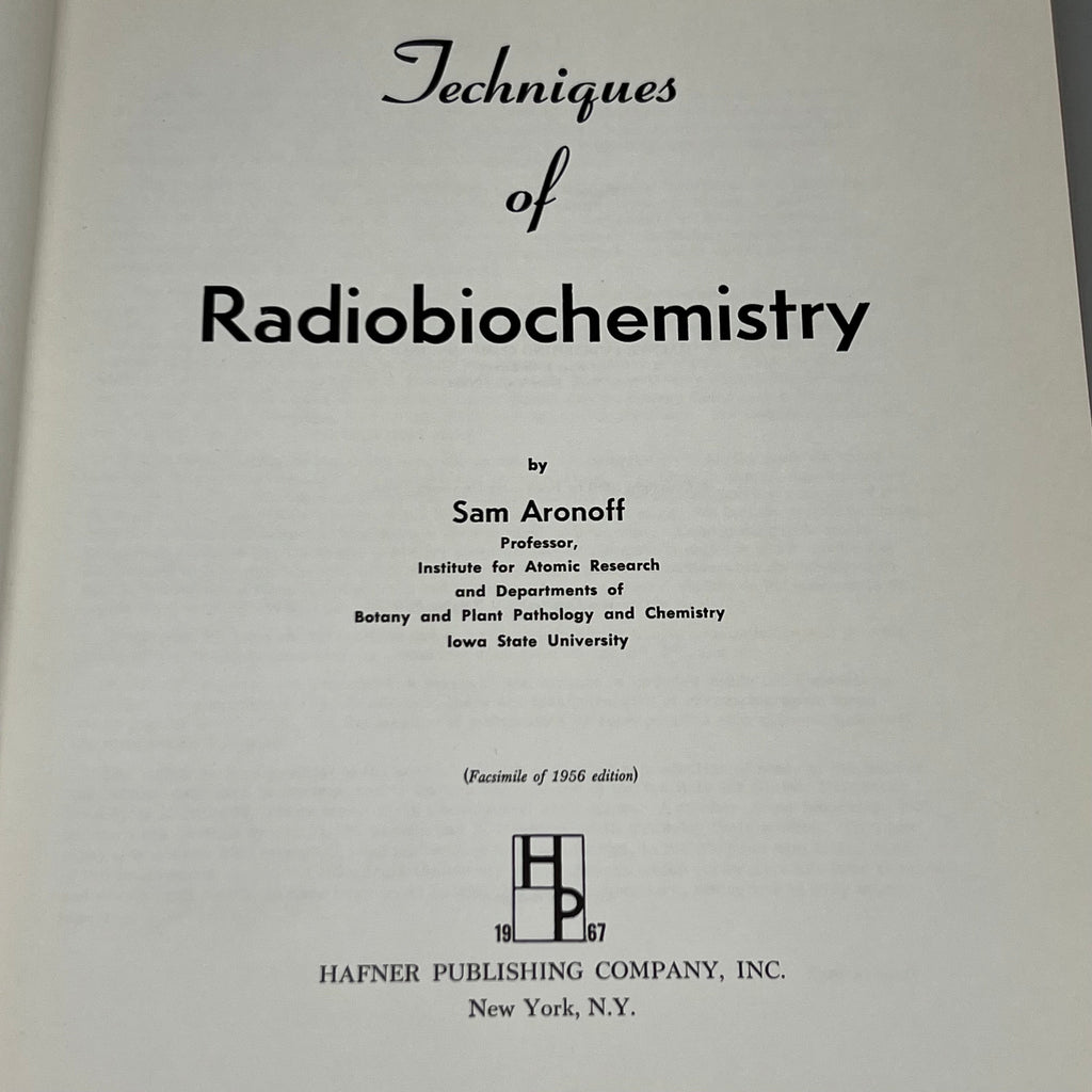 Collection of WEBSTER’S NEW INTERNATIONAL DICTIONARY Second Edition & Book Techniques of RADIOBIOCHEMISTRY (Used)