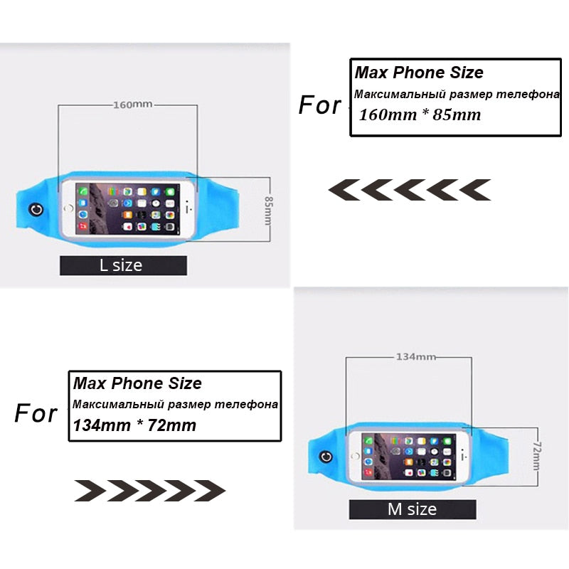 Case For Meizu m3 note U10 m3s Sports Belt Running Waist Bags Waterproof Fanny Pack Workout Cover Gym Case For Maze m3 note u10