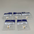 WAVENET(5 PACK) F-Type Snap-In Keystone 3GHz Gold Plated Female X2 FTK-3GHZGP-WH