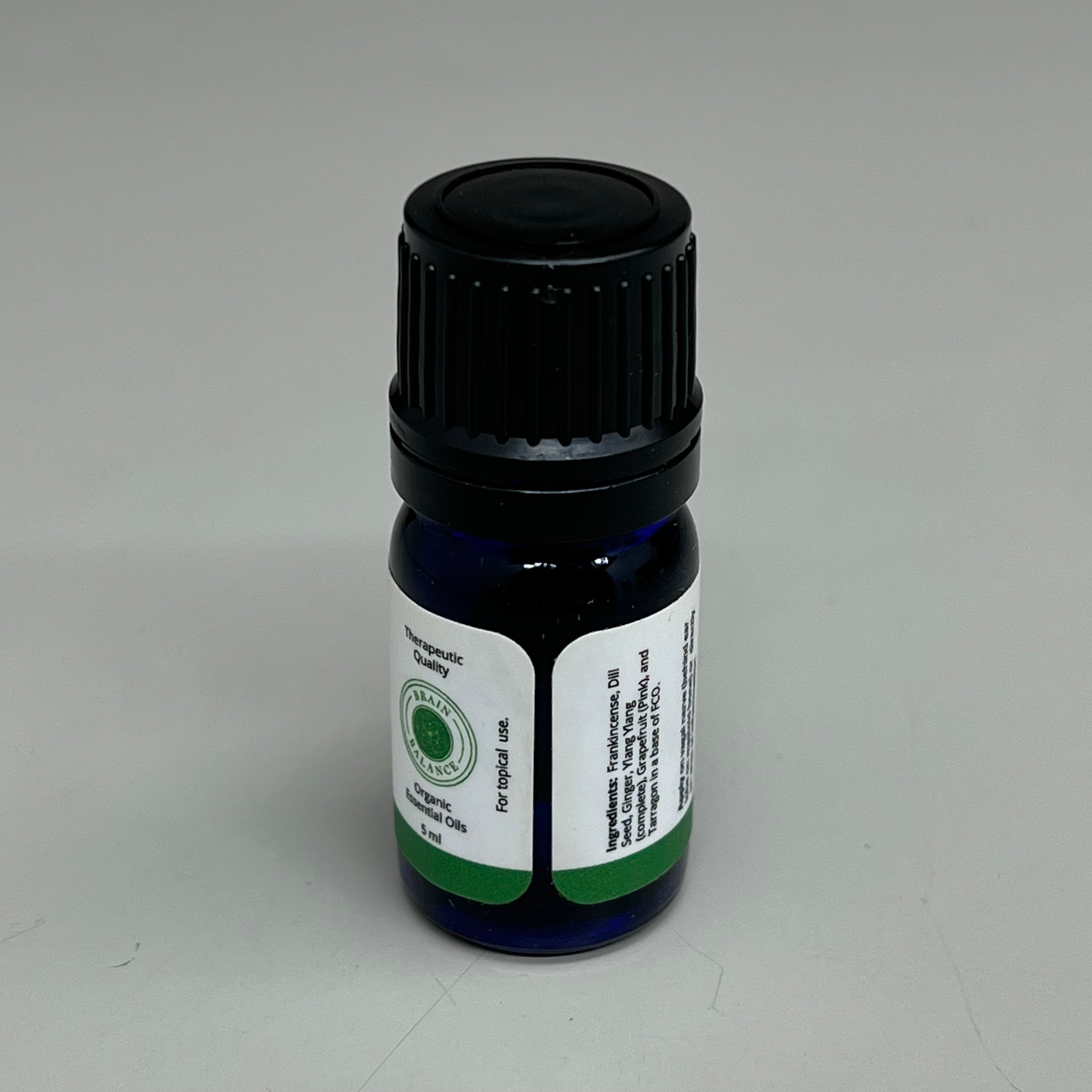 VIBRANT BLUE OILS Brain Balance Anti-Inflammatory Organic Essential Oils 5mL