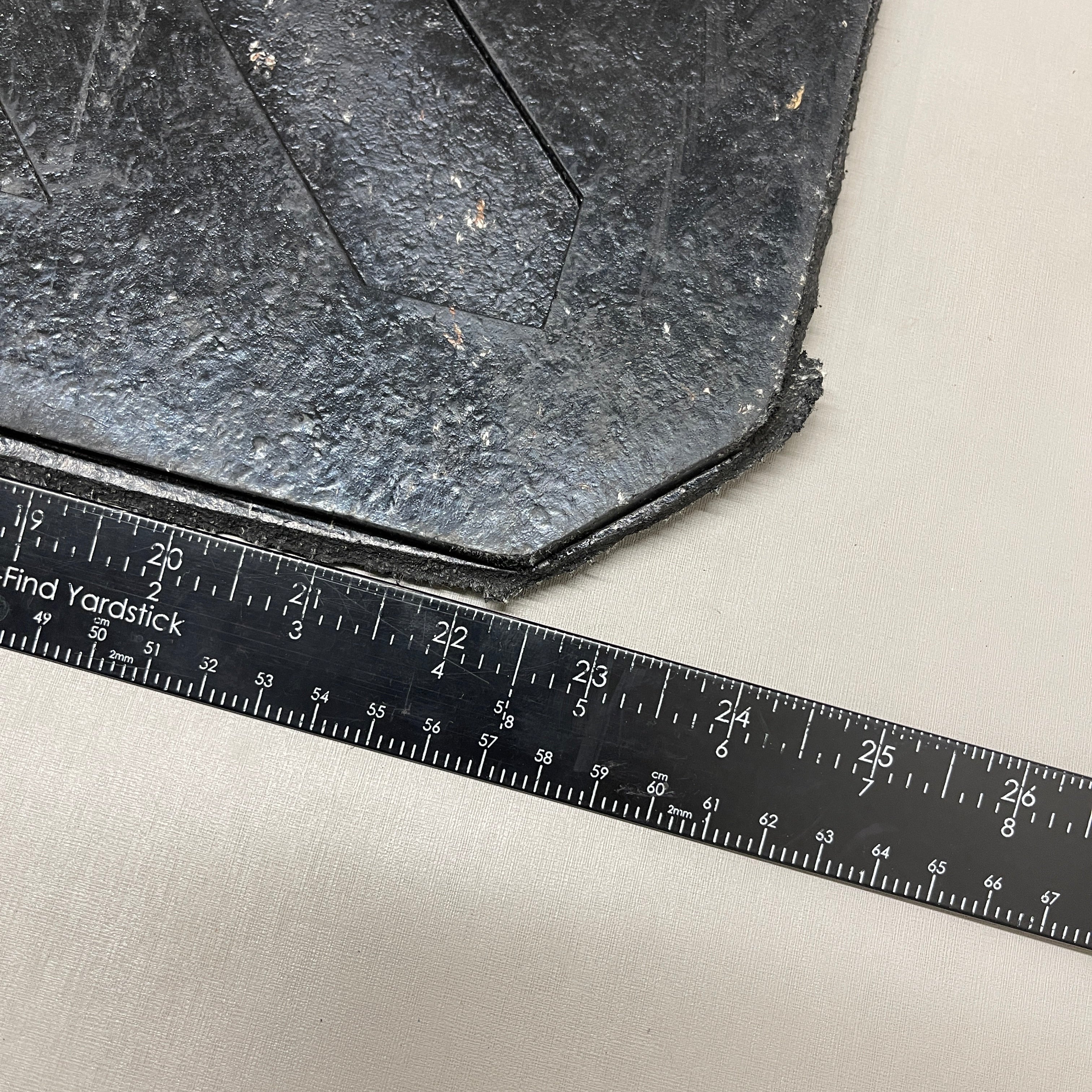 GLOBETECH 2-PACK! Rubber Mud Flaps 1/2" Thick x 24" W x 36" L Black 2436CD (New)