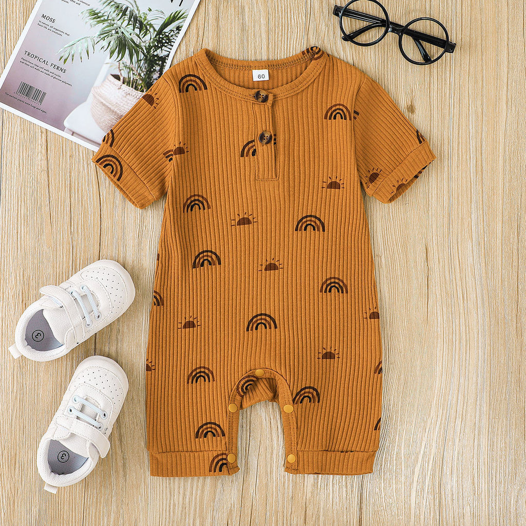 Summer New Short Sleeves For Baby And Infants Rompers Jumpsuit