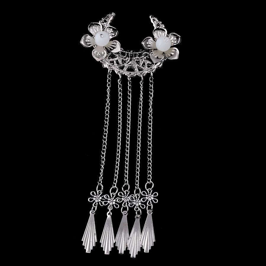 1Pc New Chinese Style Hair Clips for Women Cherry Hairpin Girls Elegant Ladies Headwear Costume Headdress Wedding Hair Accessories for Brides and Bridesmaids