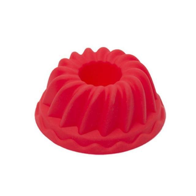 1pcs Big Round Swirl Shape Silicone Butter Cake Mould Kitchen Baking Form Tools For Cake Bakery Baking Dish Bakeware Mold Silicone Fluted Pan Cake Nonstick Jelly Molds Tube For Baking 7*5*3cm