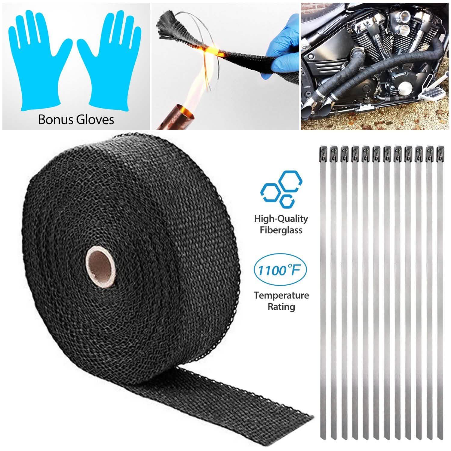 2" 50FT Fiberglass Manifold Header Pipe Heat Wrap