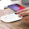 2-in-1 10W Qi Wireless Charging Pad