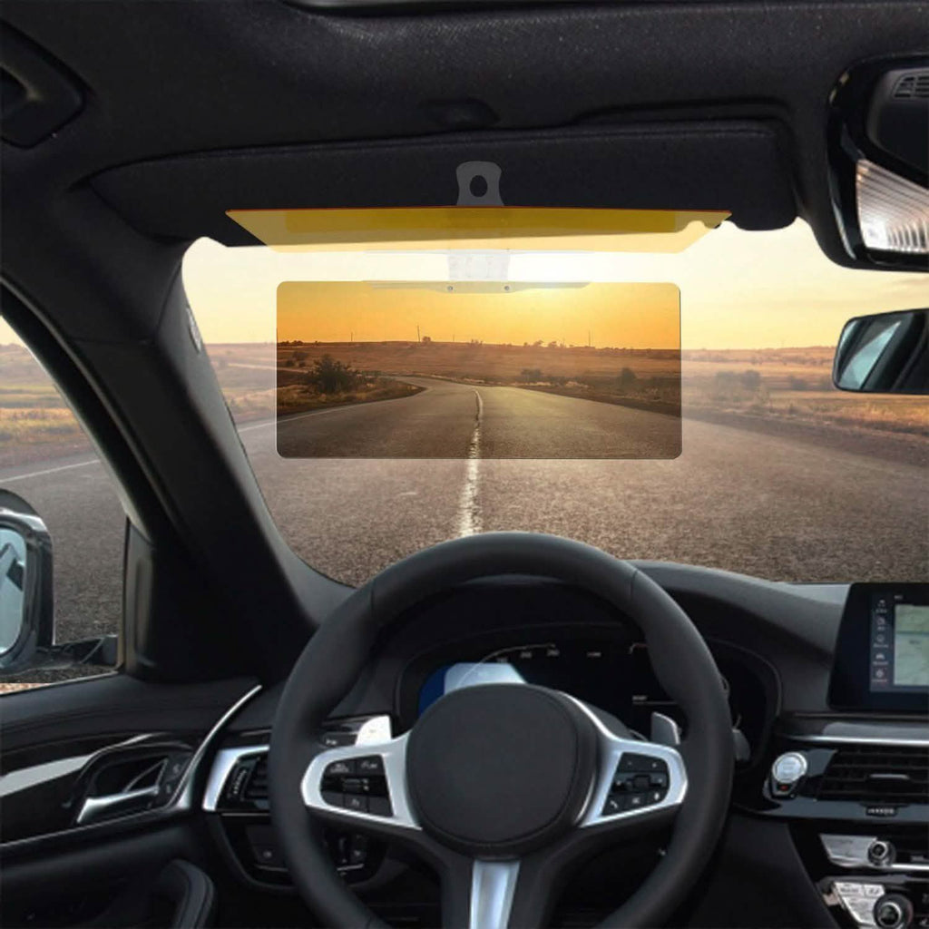 2-in-1 Anti-Glare Auto Sun Visor