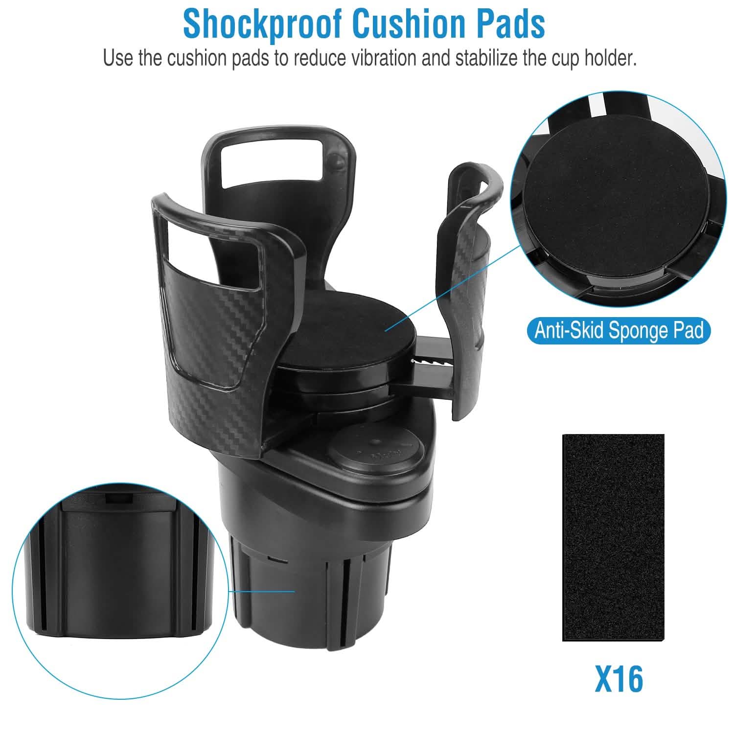 2-in-1 Car Cup Holder Extender