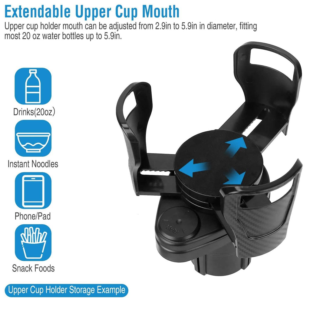 2-in-1 Car Cup Holder Extender