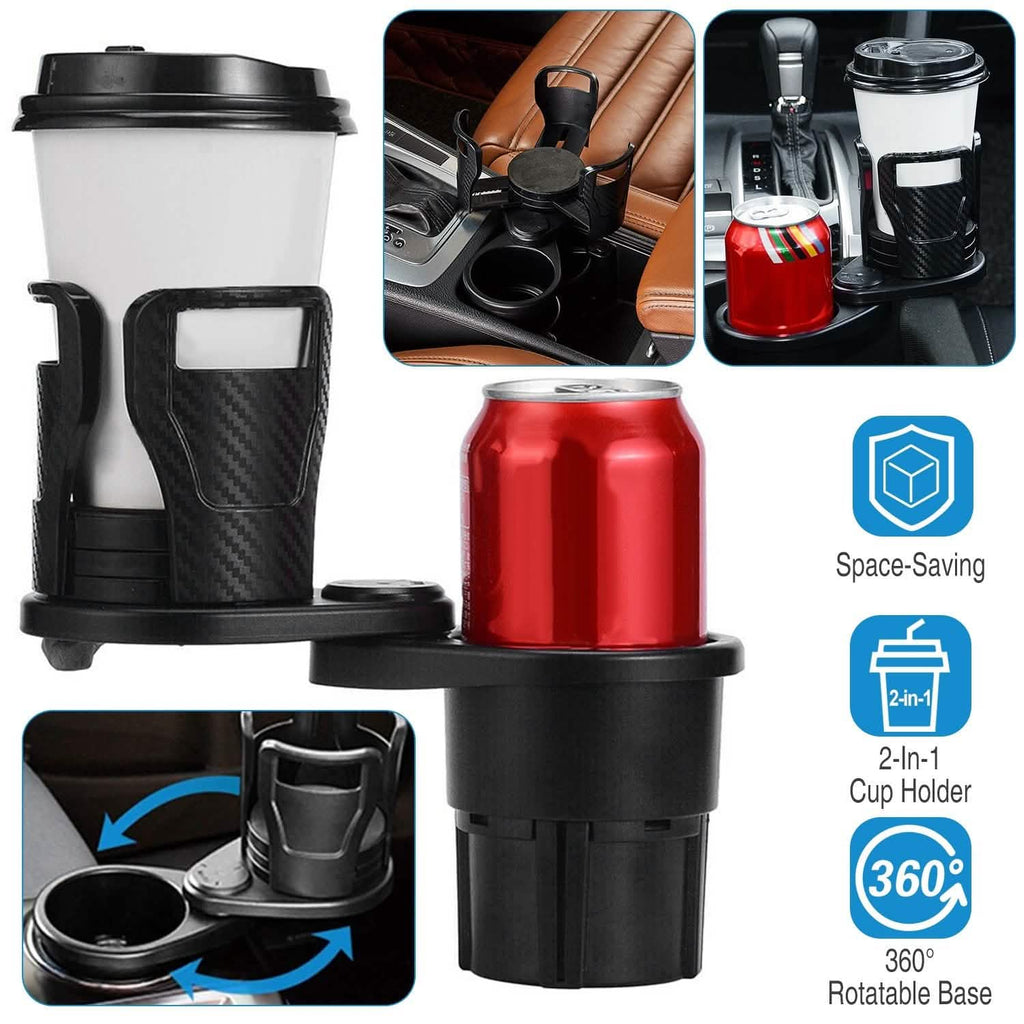 2-in-1 Car Cup Holder Extender