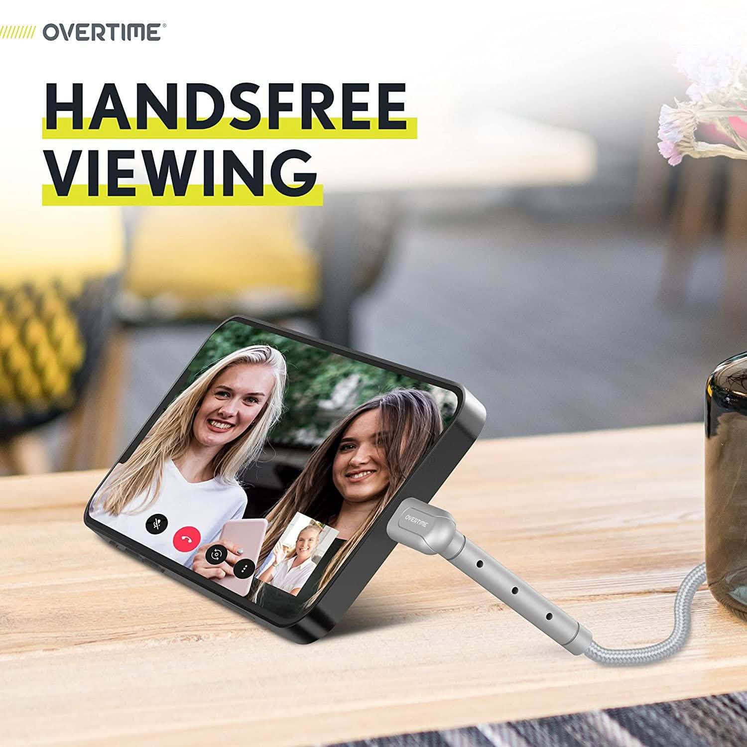 2-in-1 Charging Cable with Built-in Stand