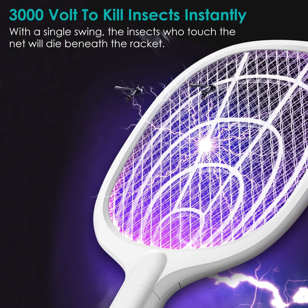 2-in-1 Electric Rechargeable Bug Zapper Insect Killer