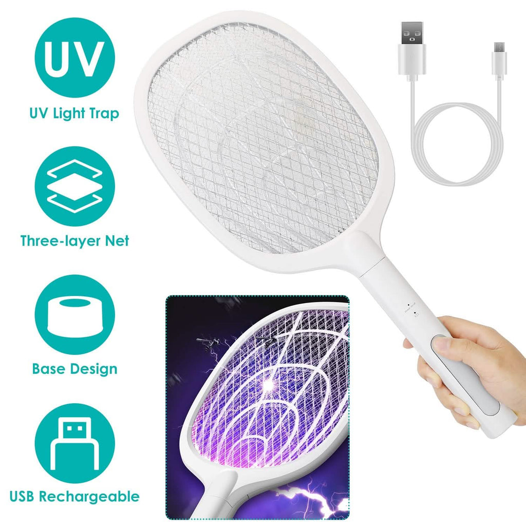 2-in-1 Electric Rechargeable Bug Zapper Insect Killer