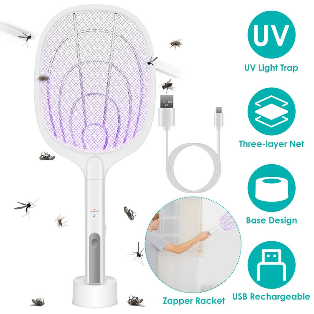 2-in-1 Electric Rechargeable Bug Zapper Insect Killer