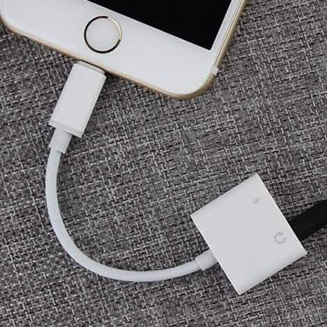 2-in-1 for Lightning Adapter For iPhone 7 8 Plus 10 X