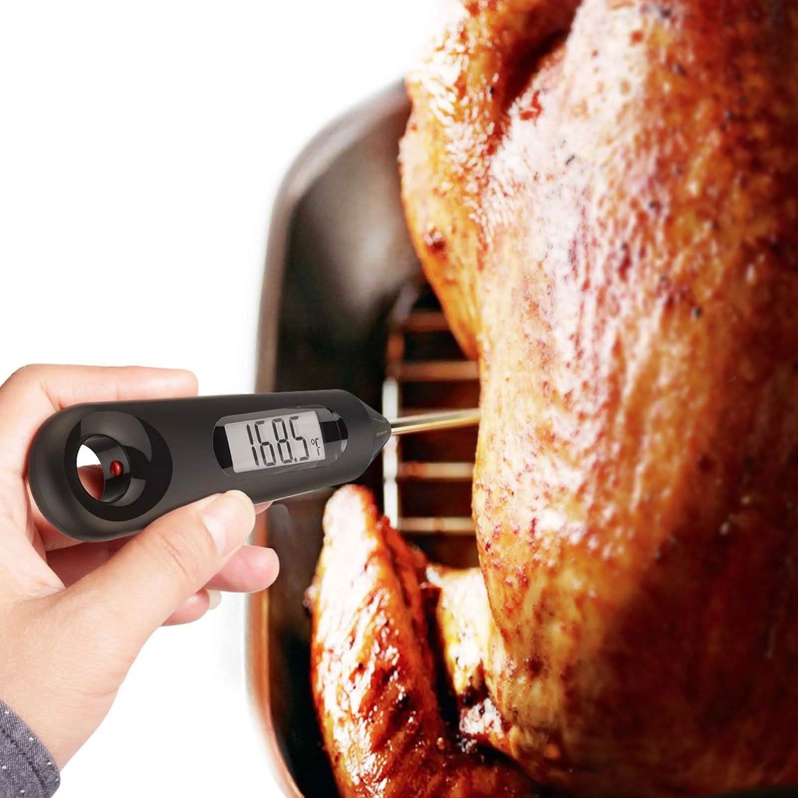 2-in-1 Instant Read Food Thermometer and Egg Whisk