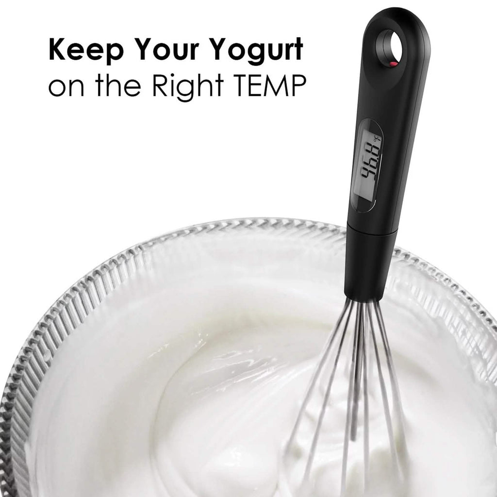 2-in-1 Instant Read Food Thermometer and Egg Whisk