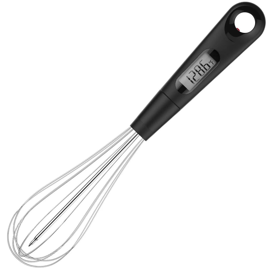 2-in-1 Instant Read Food Thermometer and Egg Whisk