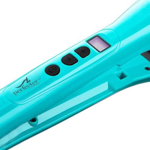 2-in-1 Perfecter Flat Iron Hair Straightener and Hot Round Brush