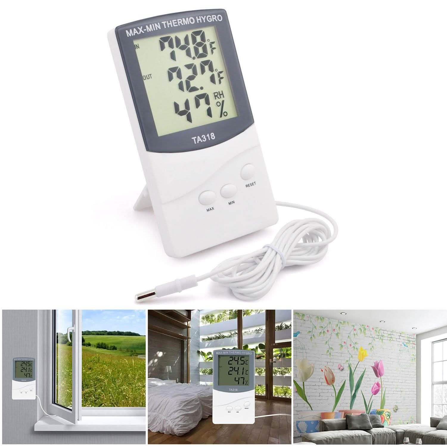 2-in-1 Thermometer and Hygrometer