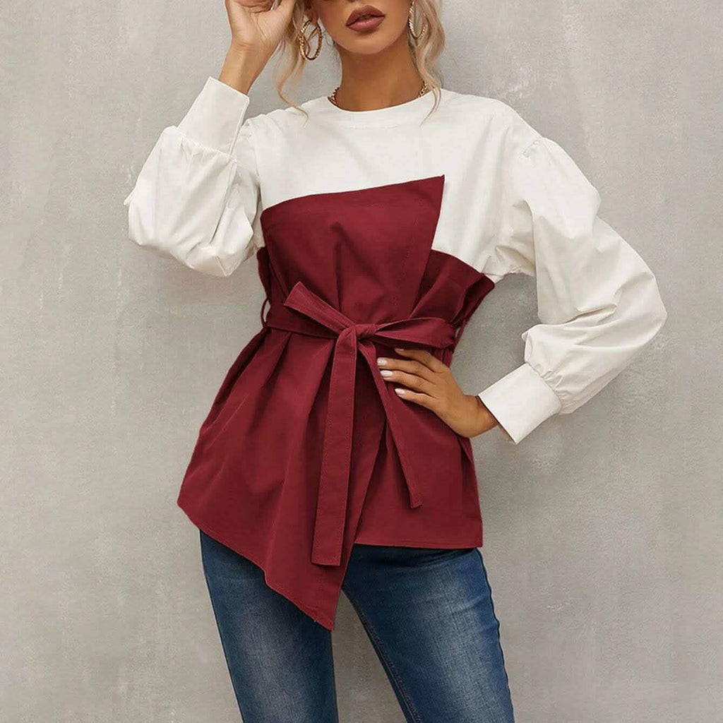 2-in-1 Top Keyhole Back Belted