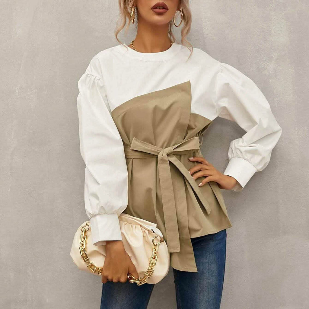 2-in-1 Top Keyhole Back Belted