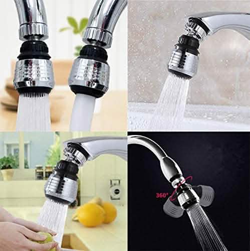 2-Pack: 360 Degree Swivel Faucet Aerator Deluxe Water Saving Faucet Sprayer