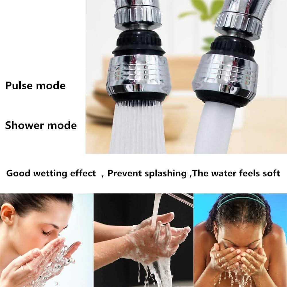 2-Pack: 360 Degree Swivel Faucet Aerator Deluxe Water Saving Faucet Sprayer