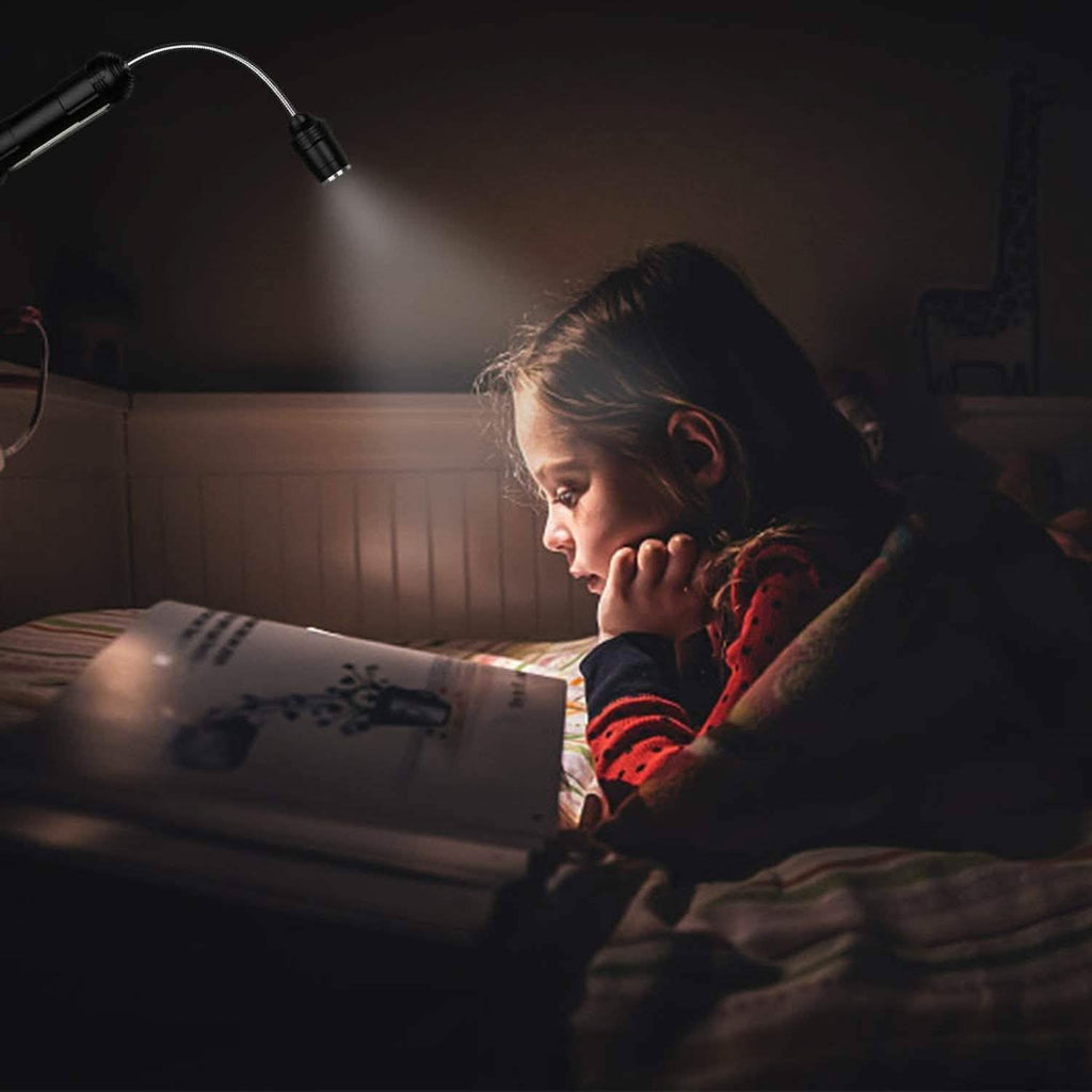 2-Pack: 360º Gooseneck LED Magnetic Base Lamp