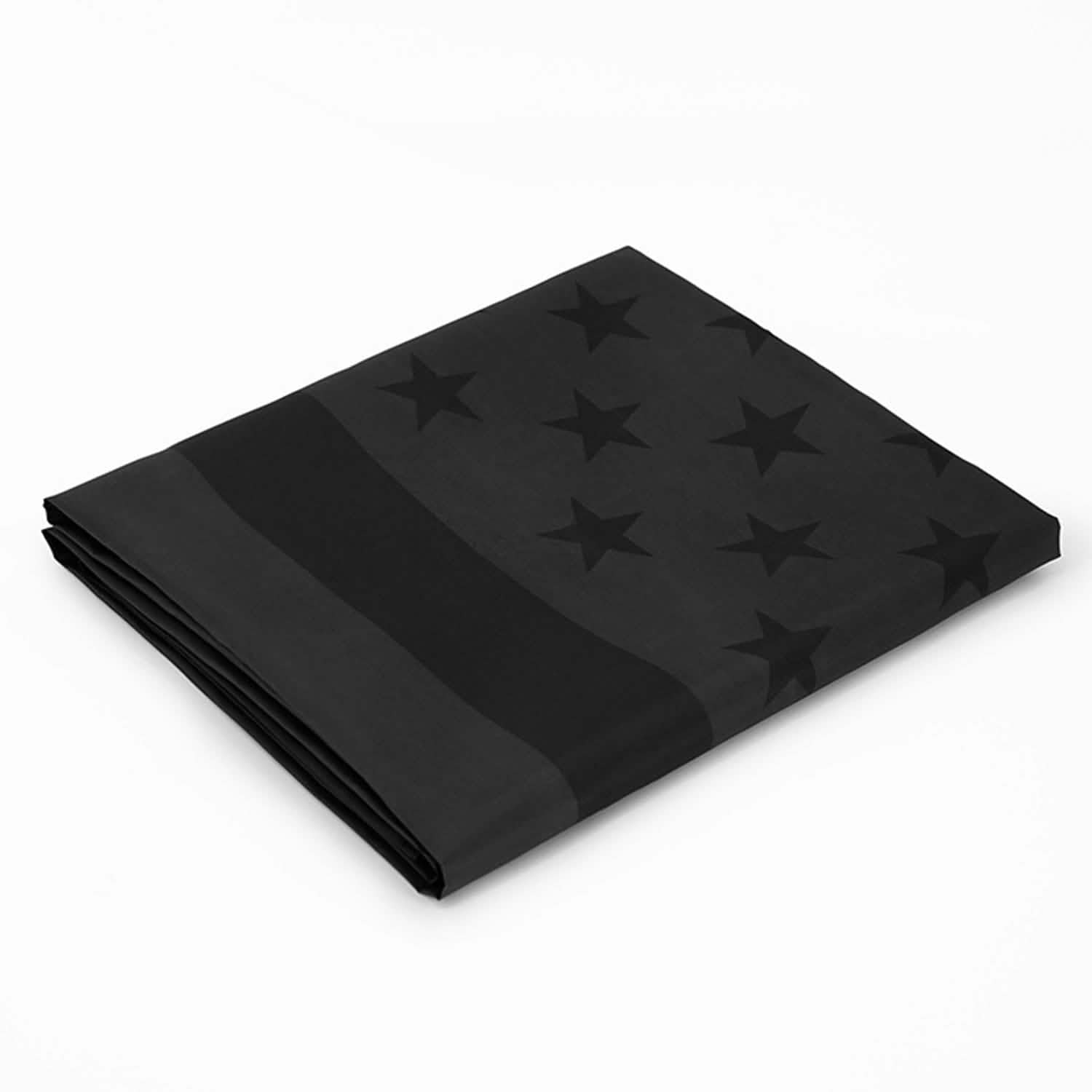2-Pack: 3X5 Ft. All Black American Flag