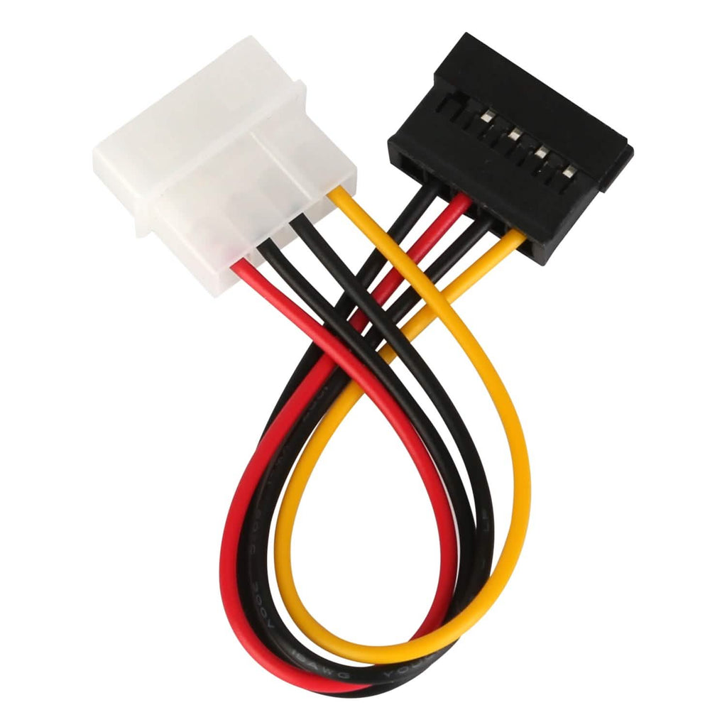 2-Pack: 4 Pin Male To 15Pin Female Data Cable Adapter