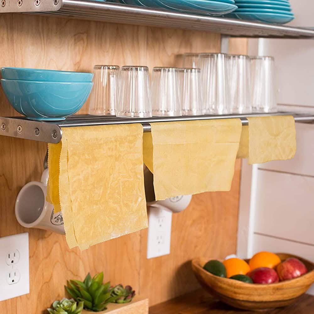 2-Pack: 4 Variety Beeswax Food Wraps